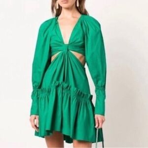 Jason Wu Green Mini Dress